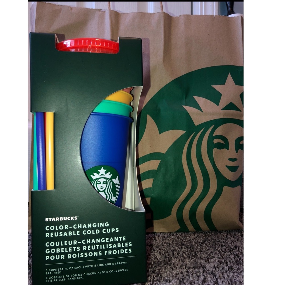 FIVE COLOR CHANGING CUPS